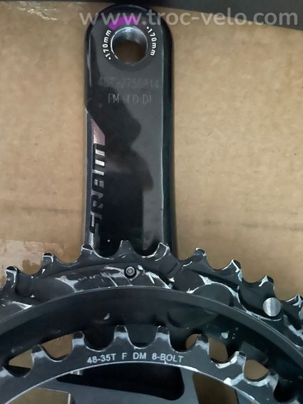 Pédalier puissancemettre sram Red 170 mm - 5