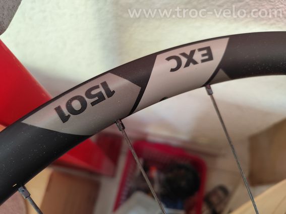 Paire de roues dt swiss exc 1501 29 6trous XD - 4