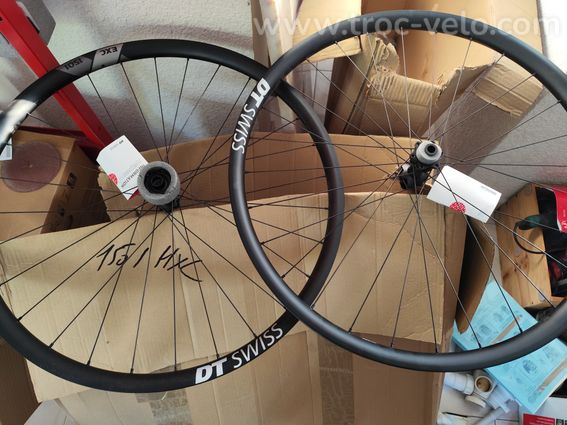 Paire de roues dt swiss exc 1501 29 6trous XD - 5