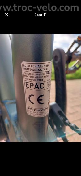 VTT électrique Bottecchia Taille L en parfait état  - 3