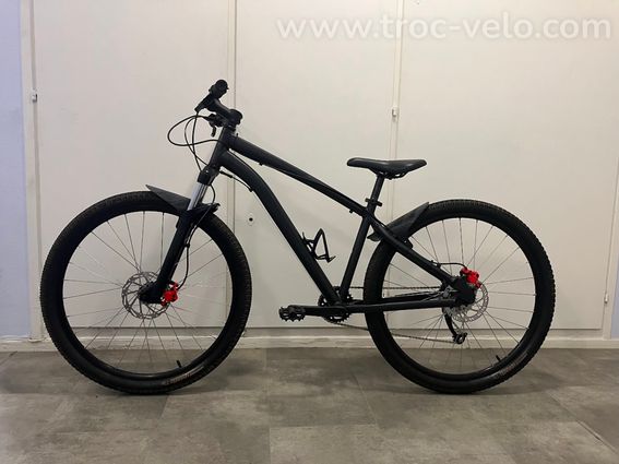 Prix total: 490.35 € | URGENT !  | VTT semi rigide | Rockrider st120 full black | Taille M  - 2