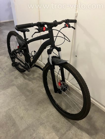 Prix total: 490.35 € | URGENT !  | VTT semi rigide | Rockrider st120 full black | Taille M  - 4
