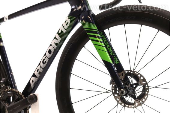 Produit Reconditionne Argon 18 Sum Pro Di2 12v Bleu Velo De Route Tres Bon Etat - 5