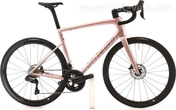 Produit Reconditionne Specialized Tarmac Sl8 Di2 12v Rose Velo De Route Tres Bon Etat