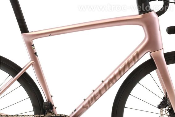 Produit Reconditionne Specialized Tarmac Sl8 Di2 12v Rose Velo De Route Tres Bon Etat - 2
