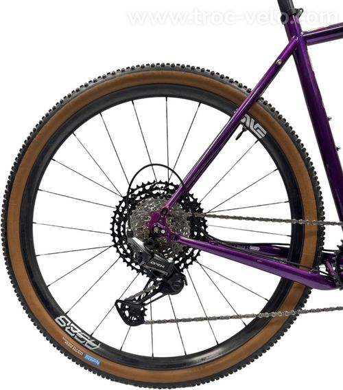 Velo Gravel Genesis Fugio 20 Shimano Grx 12v 2023 T M 170 182cm   Produit Reconditionne - 4