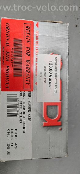 Chaussures SIDI zeta 43 - 3
