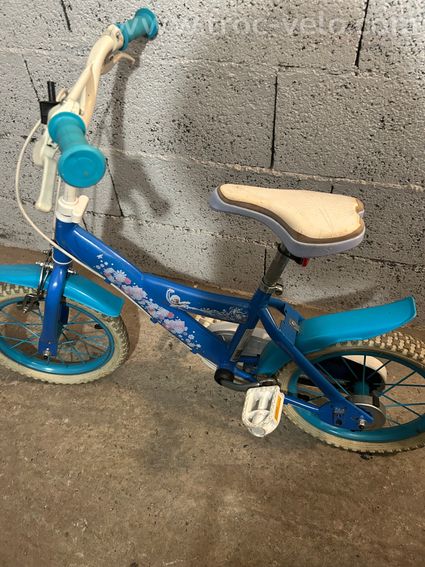 Vélo enfant La Reine des Neiges – Bleu / Blanc