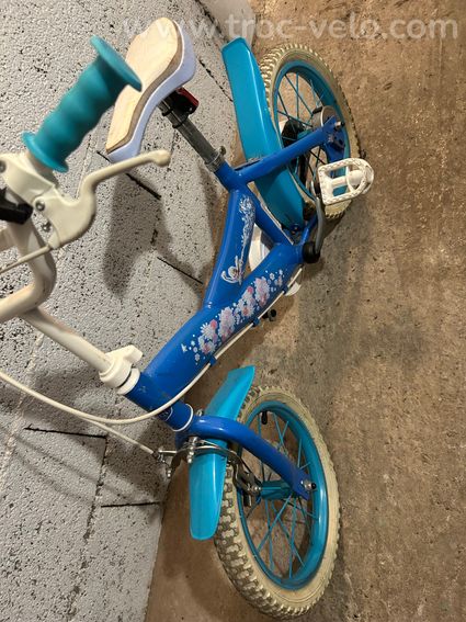 Vélo enfant La Reine des Neiges – Bleu / Blanc - 3