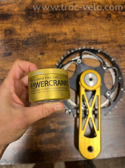 Pedalier Power Cranks modèle 4, 172,5mm - 3