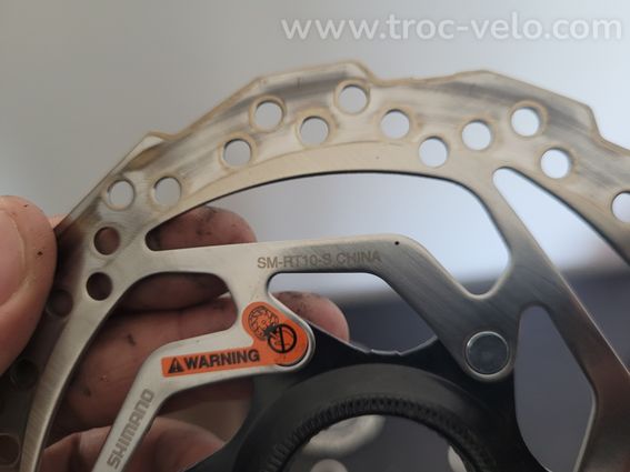 Freins à disques Shimano BR MT500 , BR MT501 et SM RT 10 complet avant et arrière   - 4