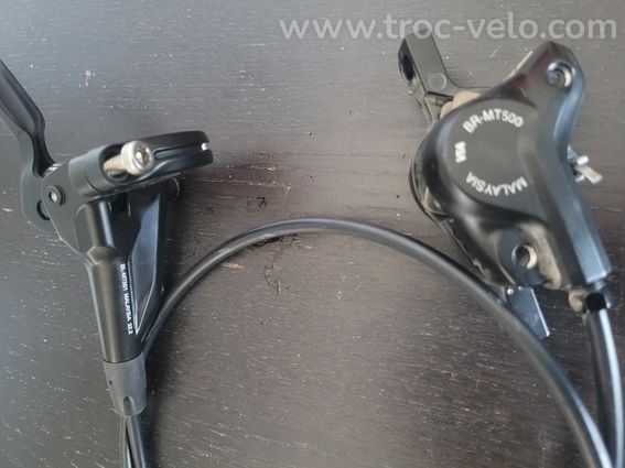 Freins à disques Shimano BR MT500 , BR MT501 et SM RT 10 complet avant et arrière   - 9