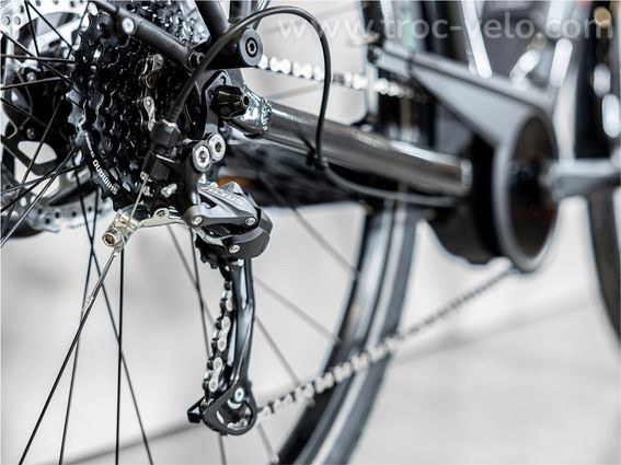 Velo De Ville Electrique Trek Verve  2 Shimano Acera Altus 9v 500 Wh Noir   Velo D Exposition - 7