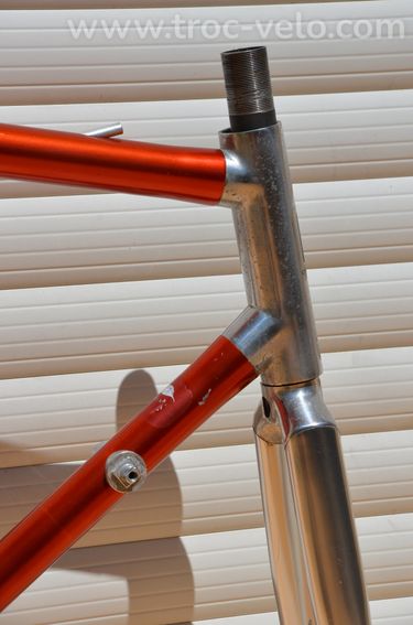 Cadre et fourche de vélo de course vintage Vitus 979 – tubes en Dural (Duralumin – Duralinox) - 4