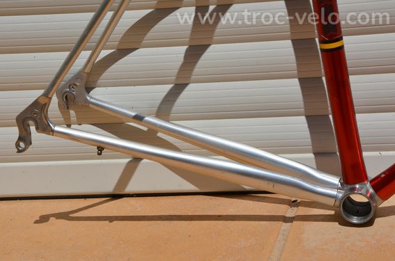 Cadre et fourche de vélo de course vintage Vitus 979 – tubes en Dural (Duralumin – Duralinox) - 7