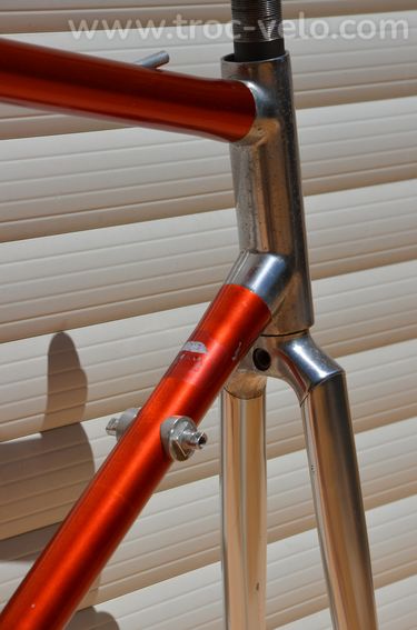 Cadre et fourche de vélo de course vintage Vitus 979 – tubes en Dural (Duralumin – Duralinox) - 9