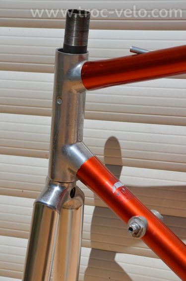 Cadre et fourche de vélo de course vintage Vitus 979 – tubes en Dural (Duralumin – Duralinox) - 12