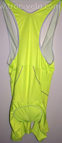 Cuissard vélo homme - sans marque - jaune fluo - taille 2xl - 2