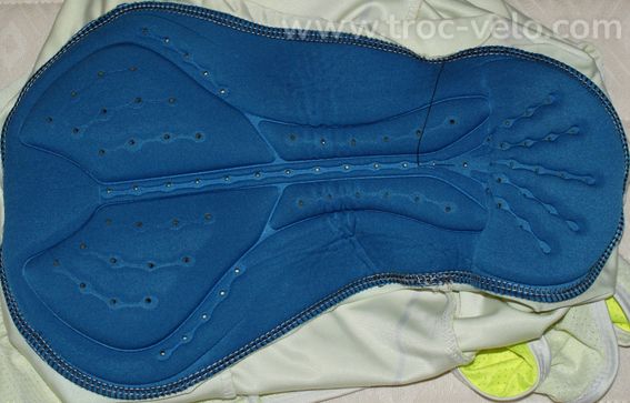 Cuissard vélo homme - sans marque - jaune fluo - taille 2xl - 3