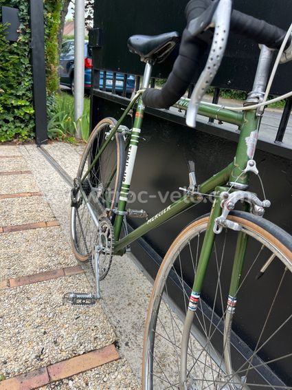 VINTAGE 90s Veste Hiver Made in Italy 80% Laine Windproof Multicolore Design Eroica Vélo Cyclisme Homme - Gabba Vintage