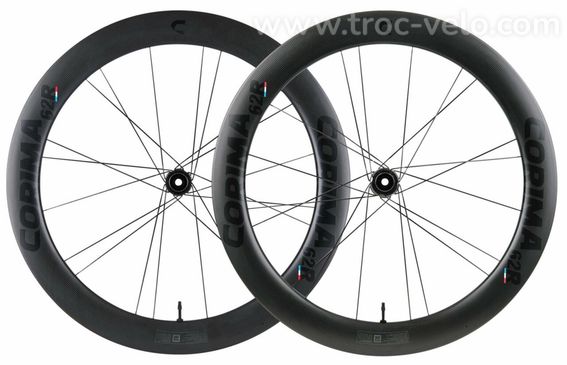 PAIRE DE ROUES CORIMA 62R DISC 2025 TUBULESS CROCHET
