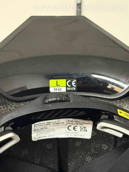 Casque KASK Mistral noir / anthracite  - 6