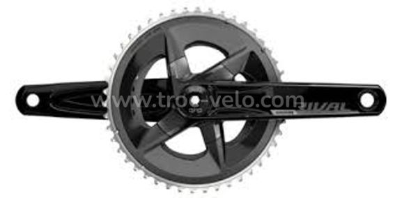 Pédalier vélo route Sram Rival AXS Wide D1 DUB 12 vitesses