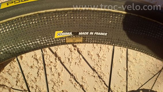 Paire de roues carbone Corima — Freinage disque — Complètes - 8