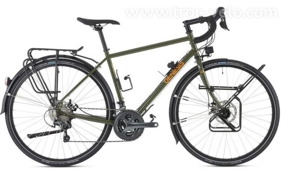 Vélo Gravel Genesis Tour de Fer 30 Vert Taille S