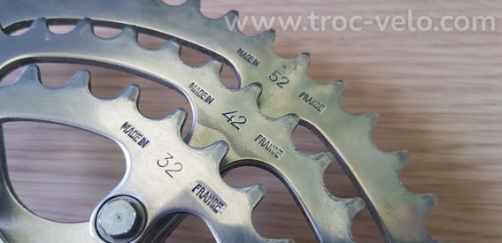 Pedalier triple STRONGLIGHT COURONNES TA SPECIALITES vélo RANDONNEUSE - 4