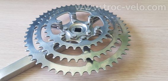 Pedalier triple STRONGLIGHT COURONNES TA SPECIALITES vélo RANDONNEUSE - 5