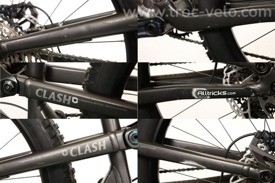 Vtt Tout Suspendu Commencal Clash Essential Shimano Slx 12v T S 158 170cm Produit Reconditionne - 3