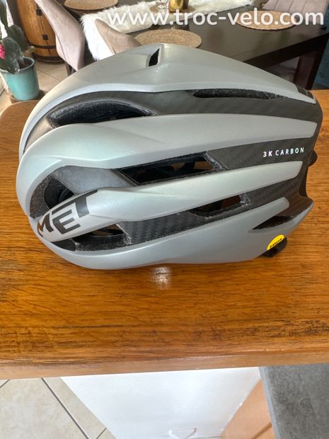 Casque MET trenta 3k Carbon gris mat  - 1