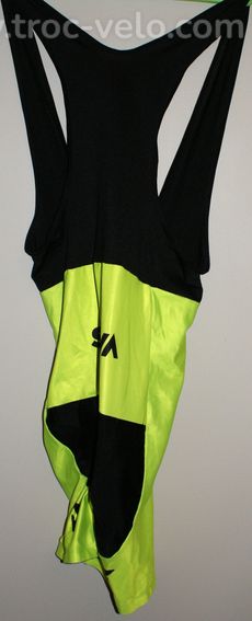 Cuissard vélo pour homme - marque "STRAVA" - noir/jaune fluo - taille xxl - 2