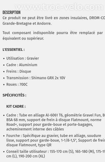 Velo gravel  - 6