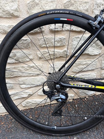 Paire de roues Elite Wheels C38 carbone – Freins sur jante – Très bon état
