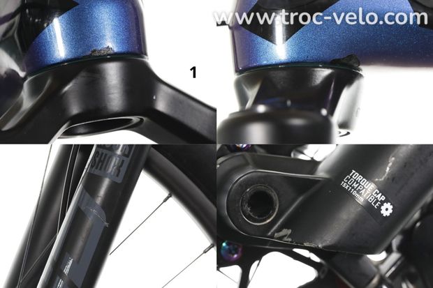 Produit Reconditionné - VTT Tout-Suspendu Kaiser K-One FS Sram XX1 Eagle AXS 12V Bleu/Violet 2021 - 3