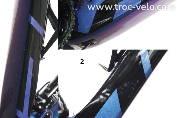 Produit Reconditionné - VTT Tout-Suspendu Kaiser K-One FS Sram XX1 Eagle AXS 12V Bleu/Violet 2021 - 4