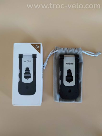 Outil Réparation Vélo 16-en-1 NABANCE - Clés Hex, Tournevis, Kit Dépannage Pneu, Acier Inox, Portable