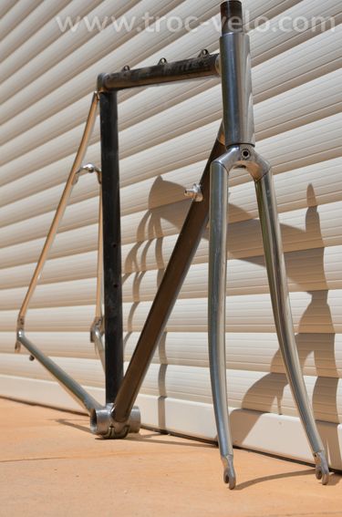 Cadre et fourche de vélo de course vintage Vitus 979 en tubes Dural (Duralumin – Duralinox) - 2