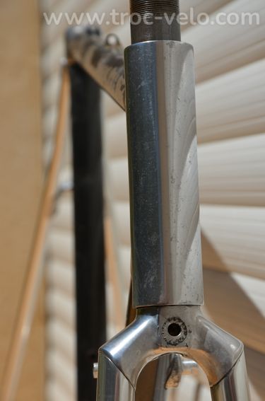 Cadre et fourche de vélo de course vintage Vitus 979 en tubes Dural (Duralumin – Duralinox) - 3
