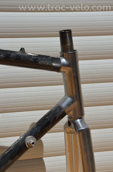 Cadre et fourche de vélo de course vintage Vitus 979 en tubes Dural (Duralumin – Duralinox) - 4