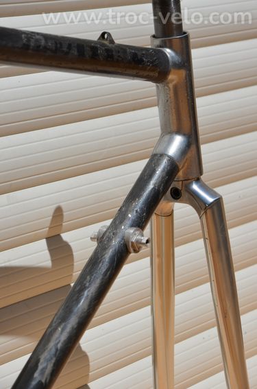 Cadre et fourche de vélo de course vintage Vitus 979 en tubes Dural (Duralumin – Duralinox) - 9