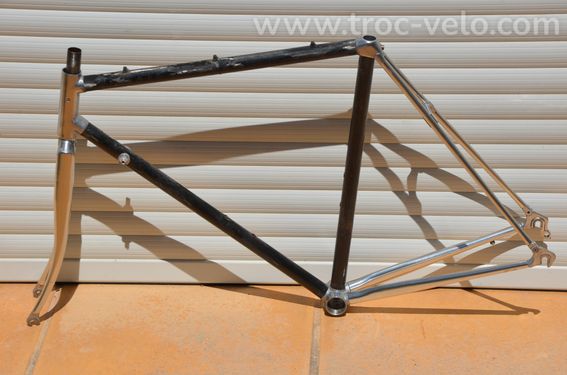 Cadre et fourche de vélo de course vintage Vitus 979 en tubes Dural (Duralumin – Duralinox) - 10