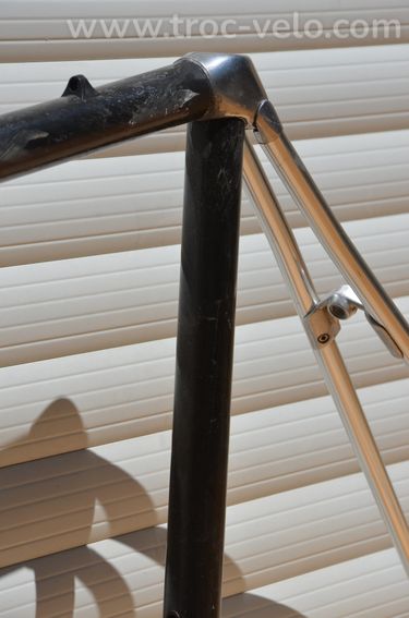 Cadre et fourche de vélo de course vintage Vitus 979 en tubes Dural (Duralumin – Duralinox) - 12