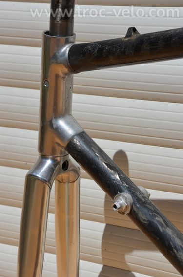 Cadre et fourche de vélo de course vintage Vitus 979 en tubes Dural (Duralumin – Duralinox) - 13