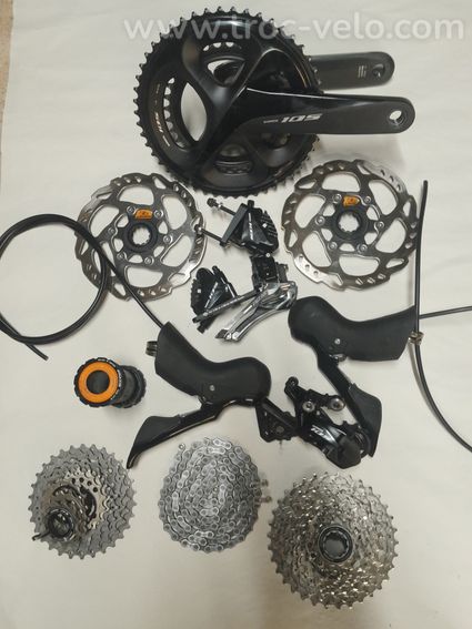 Groupe Shimano 105 11 vitesses disques