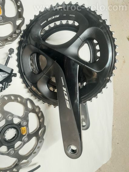 Groupe Shimano 105 11 vitesses disques - 7