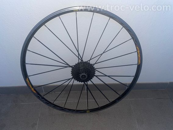 Roue arrière Mavic Aksium Race - Patins - 11 vitesses + Cassette 11v - 2