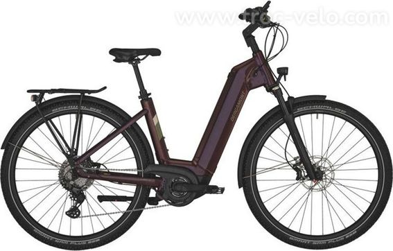 Vtc Electrique Bergamont E Horizon Suv 6 Wave Shimano Deore 10v 625wh 700mm Rouge Velo D Exposition